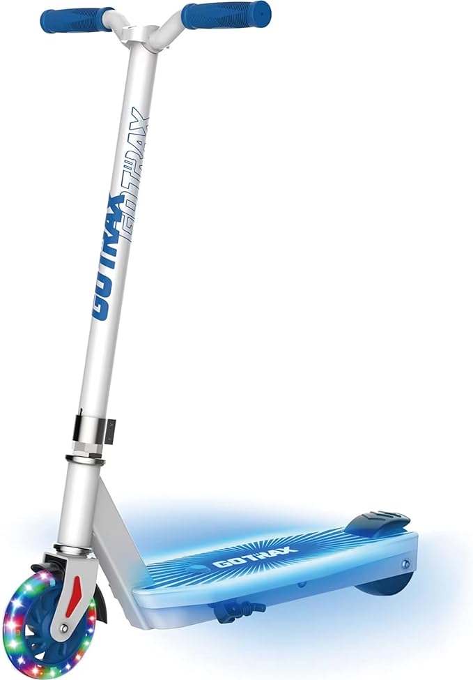 blue electric scooter