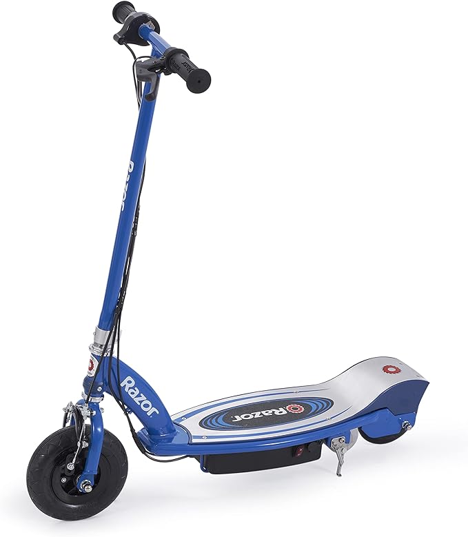 blue electric scooter