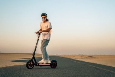 solid tire electric scooter