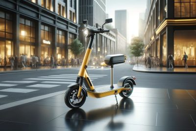electric scooter yellow