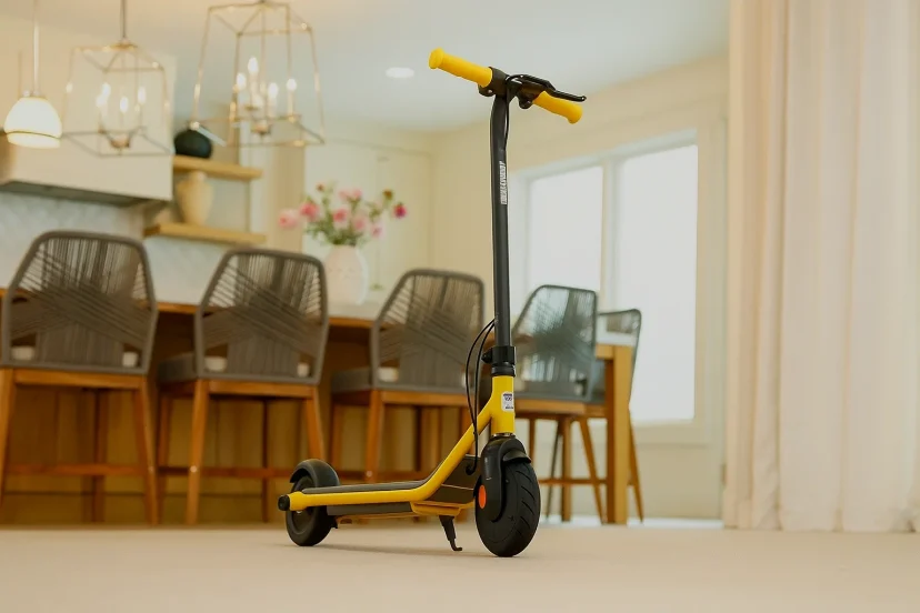 electric scooter yellow