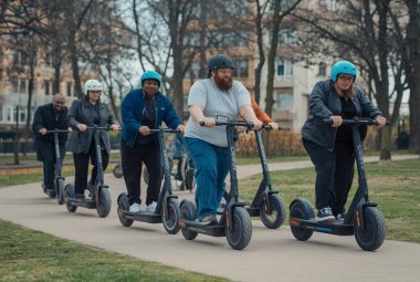 Electric scooters for heavy riders