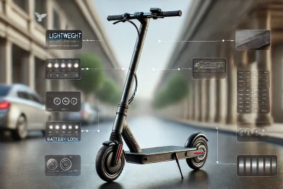 Electric scooter features