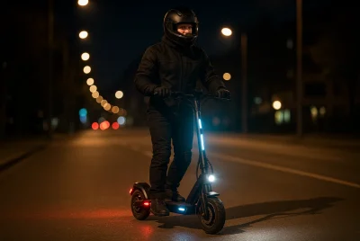 e-scooter night safety