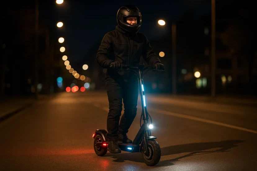 e-scooter night safety