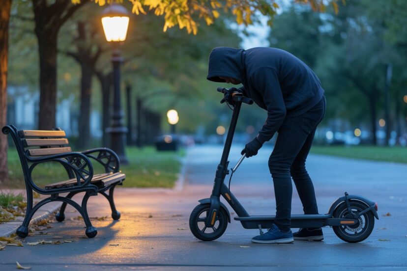 stolen e-scooter in the US