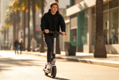 fitness benefits of riding an e-scooter