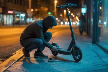 Electric scooter theft