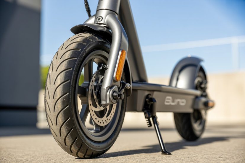 Electric scooter tire pressure